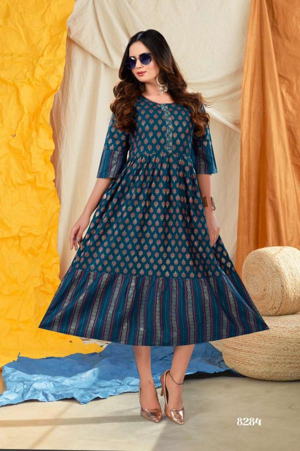 Trendy Paakhi Heavy Rayon designer Anarkali Kurti Collection